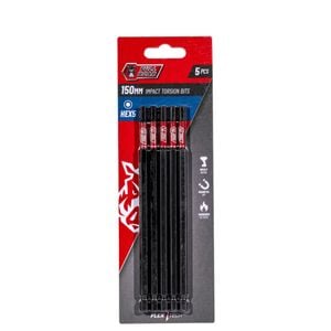 Full Boar HEX5 x 150mm Impact Torsion Bits Set - 5 Pack