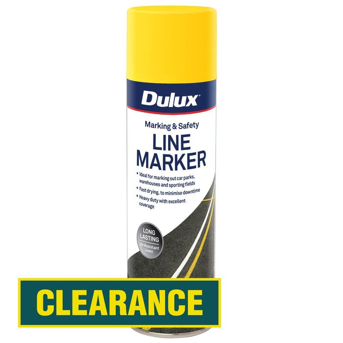 Dulux 500g Yellow Line Marker Paint - Yellow