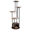 Costway Modern Cat Tree Tower 183 cm Condo Perch Platforms Scratching