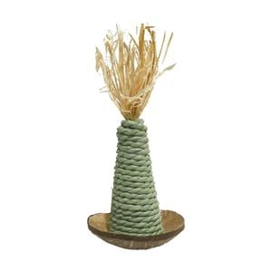 Rosewood Coconut Shell Wacky Wobblers Pet Scratch Toy Natural Assorted