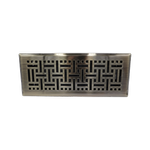 Accord 10 x 30cm Antique Brass Wicker Floor Vent