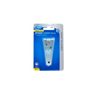 Zenith Strap Hinge 75mm ZP 2pk