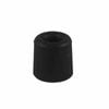 Adoored 30mm Black Round Rubber Door Stop - Black 30mm