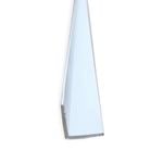 Slimline 25mm x 2.4m White 90° Angle