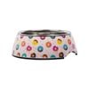 Happy Tails Small Donut Melamine Bowl