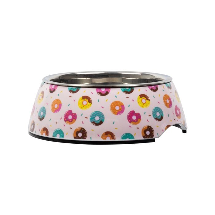 Happy Tails Small Donut Melamine Bowl