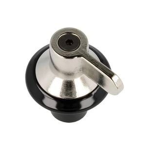 Gas Stove Cooktop Control Knob - Stainless Steel 694975932, Suits Smeg
