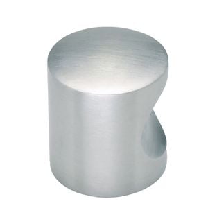 Gainsborough Stainless Steel Notched Style Cabinet Knob