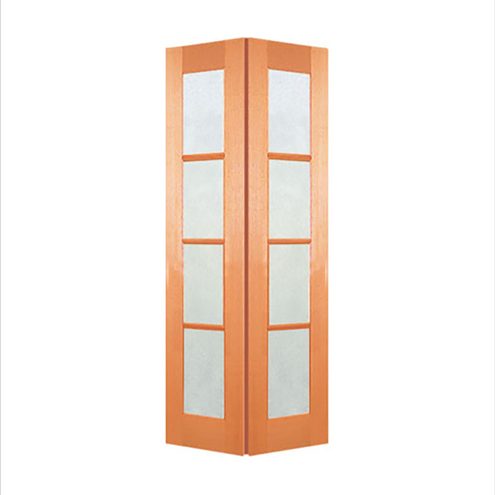Woodcraft 2040 x 820 x 35mm Internal Bifold Door 4Lite Frosted Glass