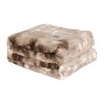 Dreamz 500GSM Soft Mink Blanket Throw152x203CM Brown