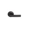 Delf Trade Matt Black Lucca Round Dummy Lever Set