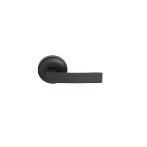 Delf Trade Matt Black Lucca Round Dummy Lever Set