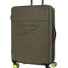 Reebok Wanderer Medium 90l Hard Shell Case Suitcase Luggage Khaki