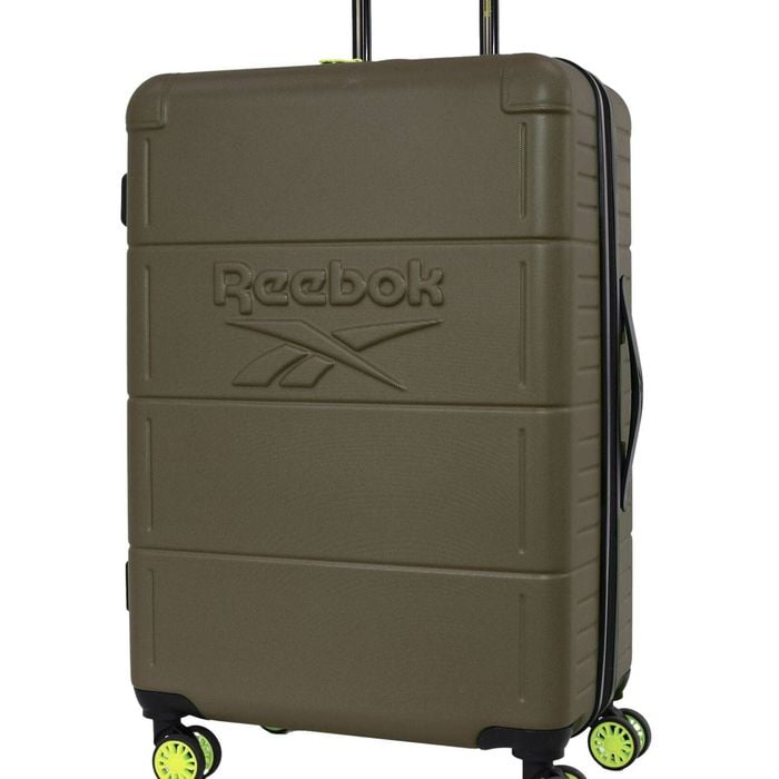Reebok Wanderer Medium 90l Hard Shell Case Suitcase Luggage Khaki