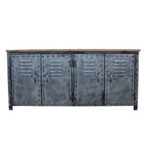 Vintage Iron Locker Sideboard