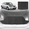 6D Diamond Car Boot Mat for Mazda 3 2004-2009-Cargo Mat-Black-Outback GT