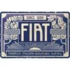 Nostalgic Art Fiat Since 1899 20x30cm Medium Metal Tin Sign
