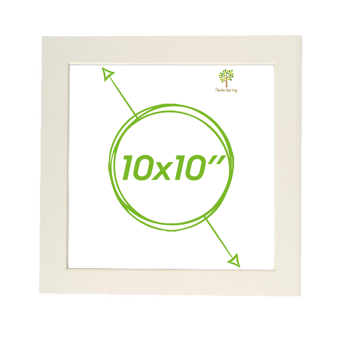 Picture Photo Mount - To Fit Frame Size 10 X 10" For Image Size 8 X 8"