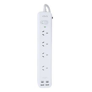 Click 4 Outlet Powerboard