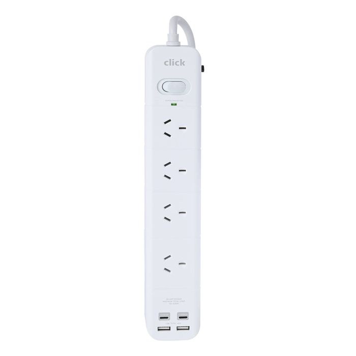 Click 4 Outlet Powerboard