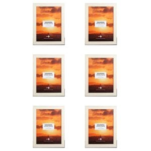 6PK Unigift Savanna Home Photo/Picture Frame 20x25cm Assorted