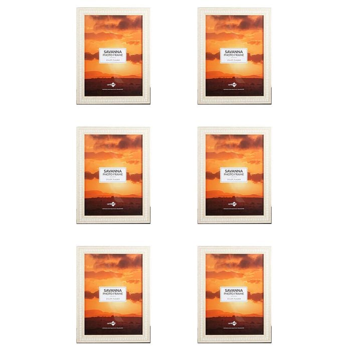 6PK Unigift Savanna Home Photo/Picture Frame 20x25cm Assorted