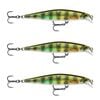 3x Rapala 7cm Shadow Rap Slow Sink Shallow Jerkbait Fishing Lures - Live Perch