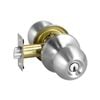 Delf Satin Chrome Valencia Entrance Knob Set