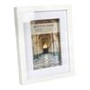 Unigift 3D Wooden/Glass Hanging Picture Photo Frame 15x20/10x15cm White