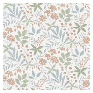 Wallpaper Wilma Blue Green