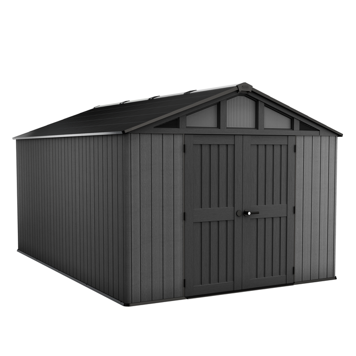 Keter Stronghold 10 x 15' (3.1 x 4.5m) Garden Shed - Grey