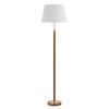 Telbix Teak/White Belmore Floor Lamp