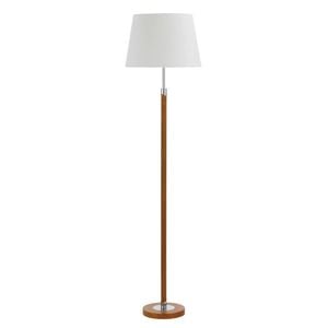 Telbix Teak/White Belmore Floor Lamp