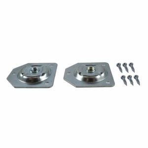 Adoored 5/16" Vertical Leg Plate - 2 Pack