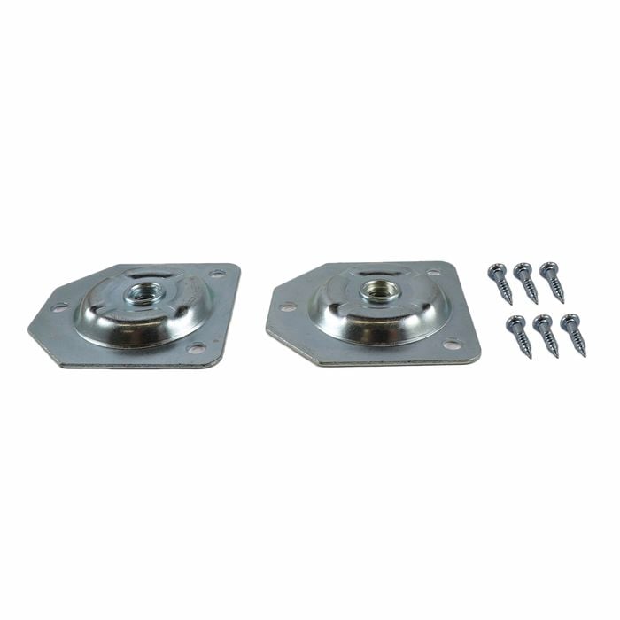 Adoored 5/16" Vertical Leg Plate - 2 Pack