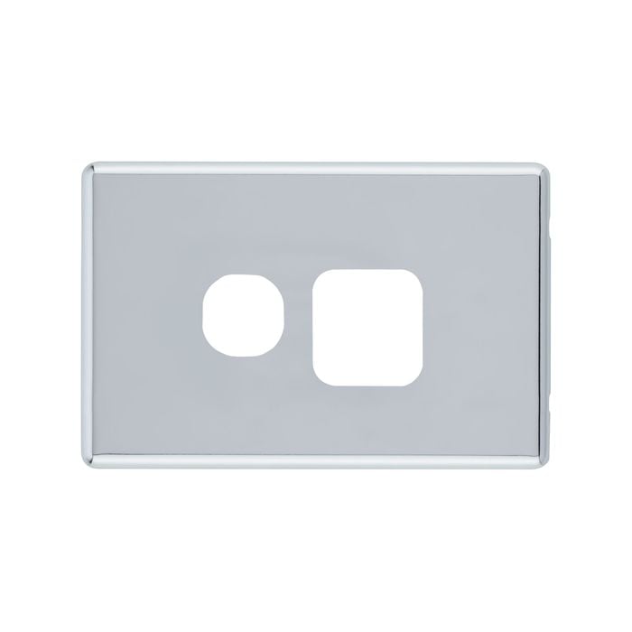 Deta S-Line Single Polished Chrome Powerpoint Cover Plate