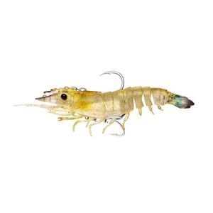 Nomad Design Live Ops Sumo Shrimp Rigged 5" Soft Plastic Fishing Lure Fried Banana