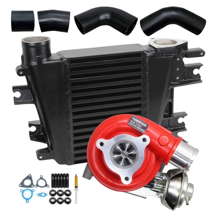 Gen1 High Flow Turbo Charger With 65mm Intercooler & Hoses For Nissan Patrol Gu Zd30 3.0l Direct Injection 2000-2007