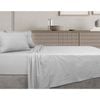 Algodon King Single Bed Fitted Sheet Set 300TC Cotton Silver
