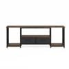 Ufurniture TV Cabinet 160cm Entertainment Unit Stand w/ Shelf & Drawers Media Console Walnut