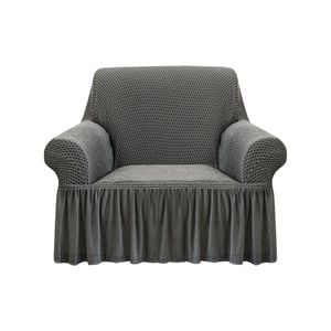 SOGA 1-Seater Grey Sofa Cover