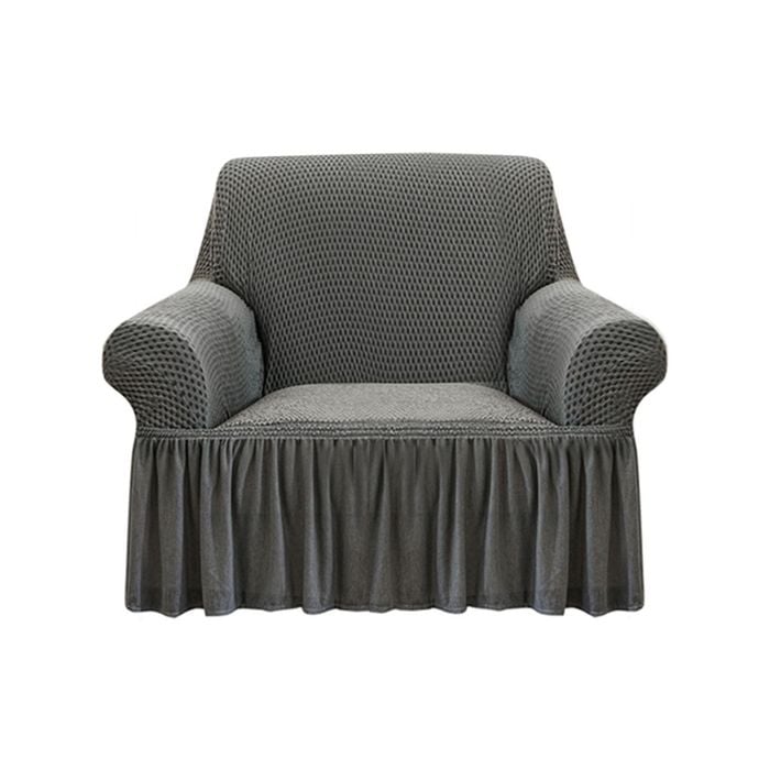 SOGA 1-Seater Grey Sofa Cover