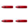 4x Kent Precision Battery Eraser Red Home/school Technical Drawing/design Set