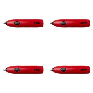 4x Kent Precision Battery Eraser Red Home/school Technical Drawing/design Set