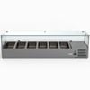 Fed-x Flat Glass Salad Bench  - Countertop Prep Fridges (xvrx1500/380)