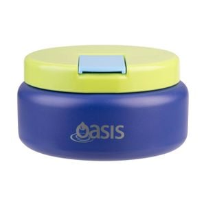 Oasis Insulated Food Flask 230ml - Peacock Blue