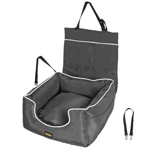 Pawz Dog Car Booster Seat Waterproof Grey