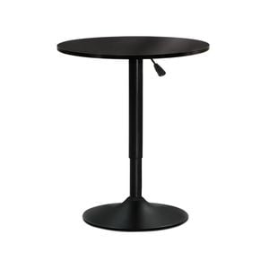 Artiss Bar Table Tables Kitchen Swivel Gas Lift Outdoor Round Metal Black