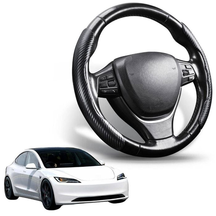 Segmented Steering Wheel Cover for Tesla Model 3 2024 - Current (Highlander)