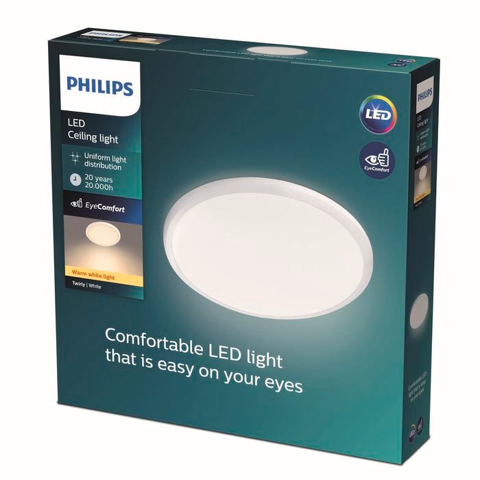 Philips 12W 1100lm Warm White LED Ceiling Light